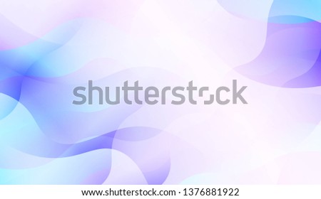Blurred Decorative Design In Abstract Style With Wave, Curve Lines. Blur Pastel Color Smoke gradient Background. For Your Graphic Wallpaper, Cover Book, Banner. Vector Illustration