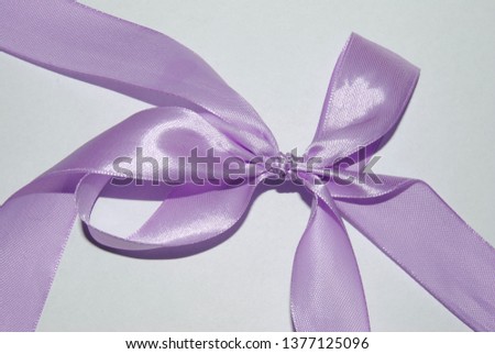 pastel colors lilac purple atlas ribon in bow
