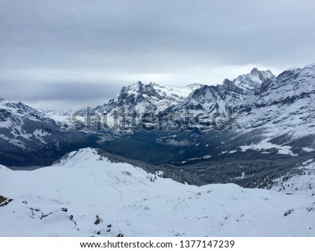 Swiss Alps mountain views