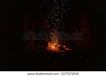 Sparks of a dying fire