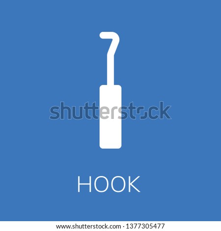  Hook icon. Editable  Hook icon for web or mobile.