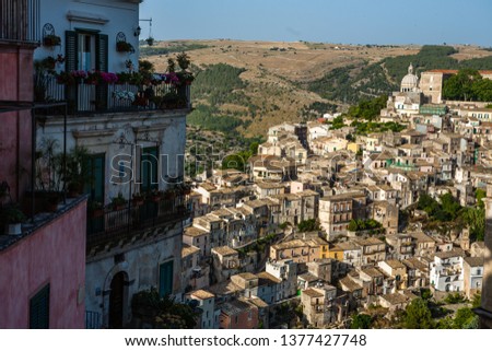 View of Ragusa Ibla from above