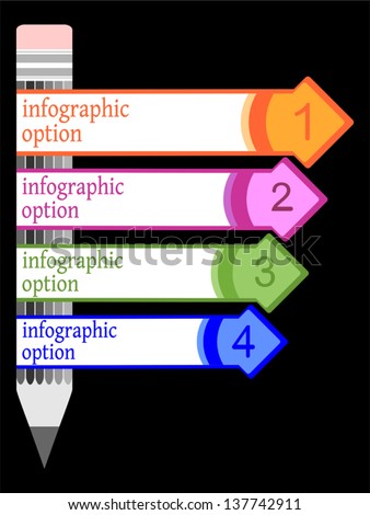 Infographic options, Vector Version