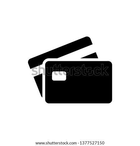 Credit Card Icon Vector Royalty-Free Stock Photo #1377527150