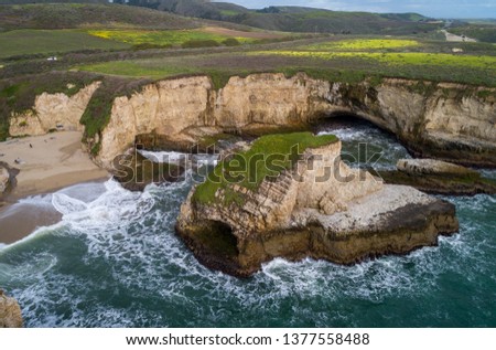 Shark Fin Cove. One of the best beaches in all of California.