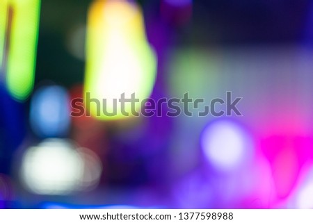 club lights abstract background out of focus