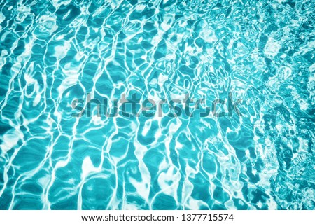 Sea background texture. Bohemian sea resort. Luxury vacation destination. Small waves blue sea. Swimming courses. Sea transparent clear water. Flowing water surface. Ocean cruise and worldwide travel.