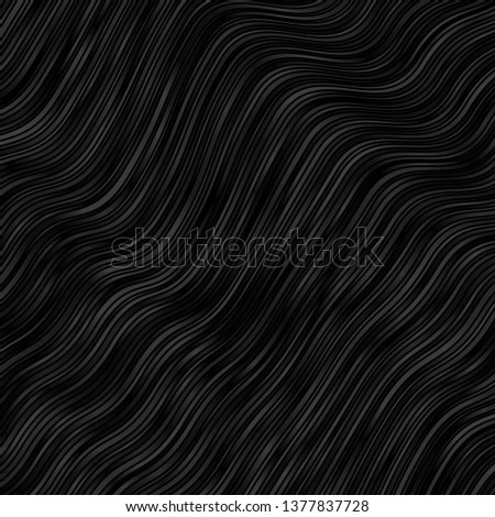 Gray vector texture with bent lines. Brand new colorful illustration with bent lines. Design for your business promotion.