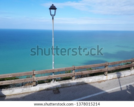 Sea View from a Balcony in Italy