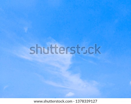 White cloud​ and​ beautiful​ blue sky - Air clouds in the blue sky. - Blue backdrop in the air - Clouds in the air change shape in many - subtle background