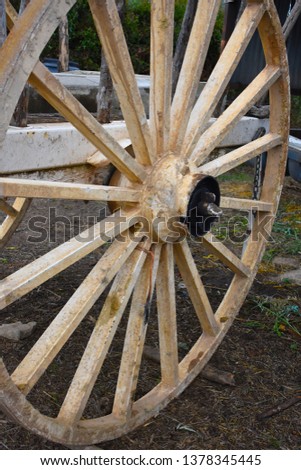 Wooden Wheel Vintage