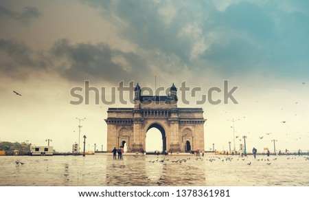 Gateway of India, Mumbai, India Royalty-Free Stock Photo #1378361981