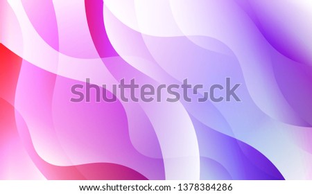 Hologram Gradient Geometric Wave Shape. Abstract background. For Template Cell Phone Backgrounds. Vector Illustration