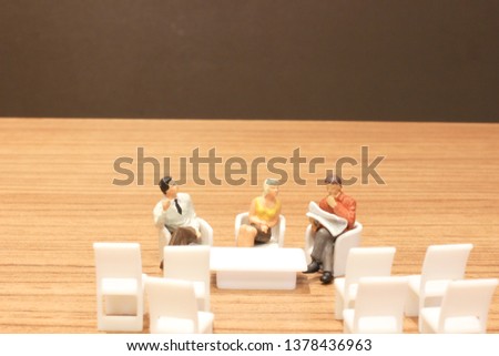 the figure of Speaker giving a talk on corporate
