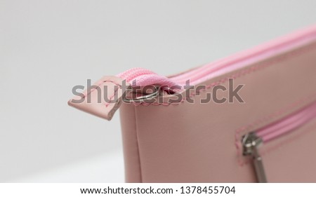 Pink handmade ladies handbag