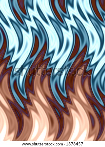 a wavy, abstract flames pattern