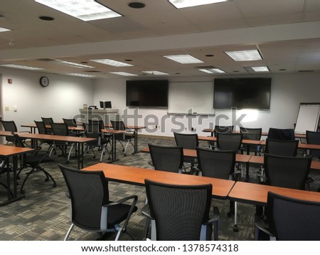 Classroom ready to teach Royalty-Free Stock Photo #1378574318