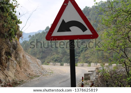 road sign board, in india,always follow road safty rule