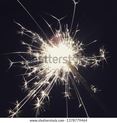 sparkler at night fireworks celebration event background copy space stock, photo, photograph, picture, image, 