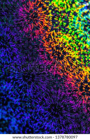 Abstract Holographic Multicolour Glowing Sci-fi Rainbow Background