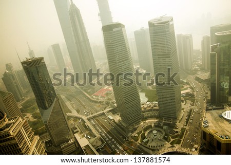Shanghai Sunrise overlooking 2013