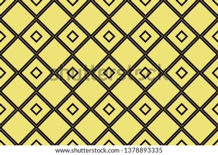 Abstract background. Yellow geometric seamless pattern in modern stylish. for wallpapers, web page background, surface textures, Image for advertising booklets, banners. Vector seamless pattern