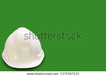 Safety technology engineer hat that is separated from the background