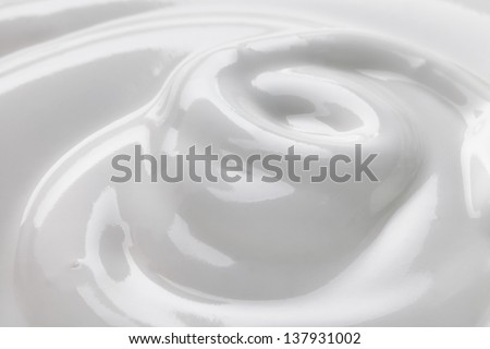 cream icing macro closeup swirl