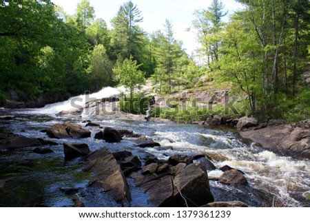 River with Waterfall