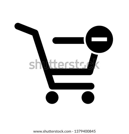 Vector shopping cart Icon - Vector
