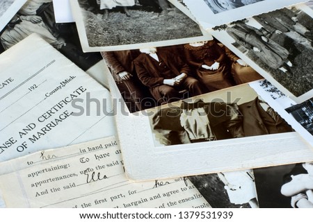 02.21.2019. Genealogy and Family History 6 - Old Photographs and Documents from around 1880-1940