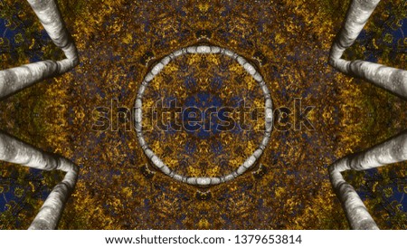 Abstract kaleidoscope background. Beautiful multicolor kaleidoscope texture. Unique  design. Geometrical symmetrical ornament