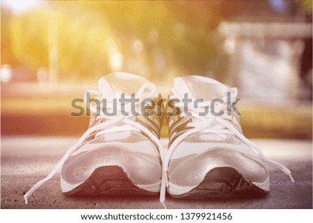Sport Shoes for  Marathon on white background