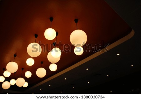 Circle ceiling lights