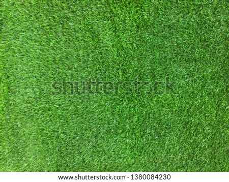 Green artificial grass texture background. Green lawn desktop picture.