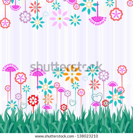background with a flowers