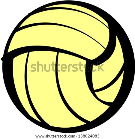 Vector illustration of a dodge ball
