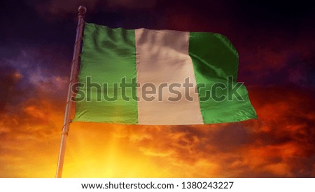Flag Nigeria NG 4k