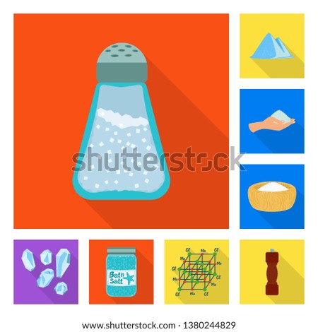 Vector illustration of raw  and kitchen  icon. Collection of raw  and sea vector icon for stock.