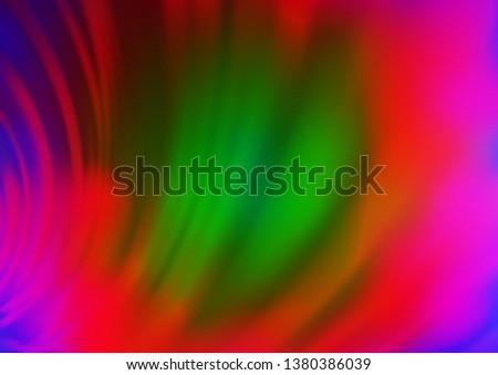 Light Multicolor, Rainbow vector glossy abstract template. Modern geometrical abstract illustration with gradient. The background for your creative designs.