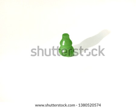 Calabash jade isolated on white background