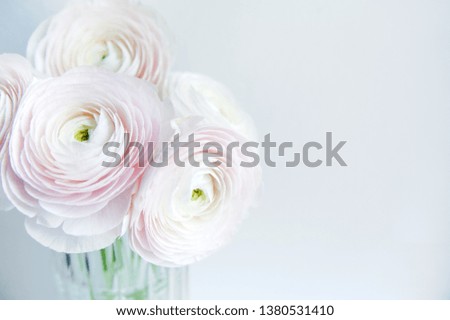 Decorative floral composition.Bouquet on simple abstract background. Concept with space for text
