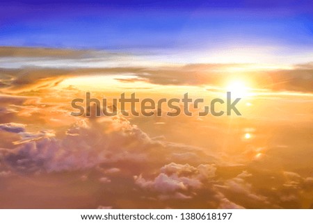Sky atmosphere Of the stratosphere