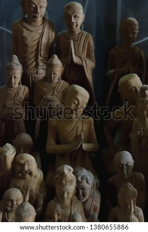 Buddha made of wood
