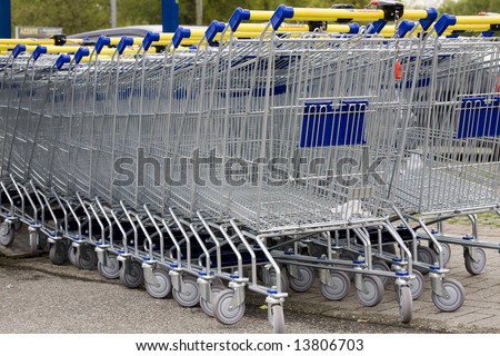 cart for a supermarket