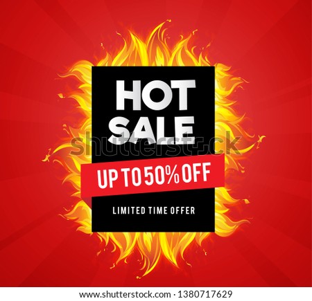 Hot sale price offer deal vector labels templates Royalty-Free Stock Photo #1380717629