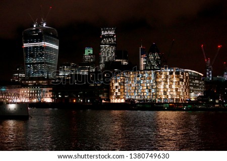 Night Skyline of London