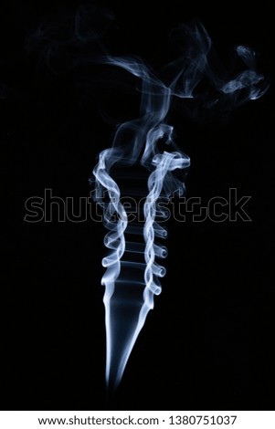 image of SMOKE  becoming abstract forms