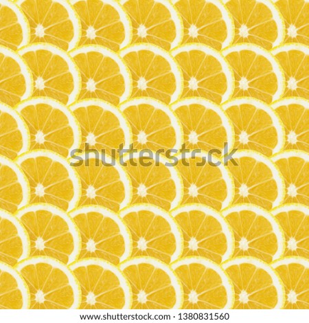Lemon Slices, Seamless Decorative backgrounds for artwork, designs, wallpaper, photo creative concept stock photo
