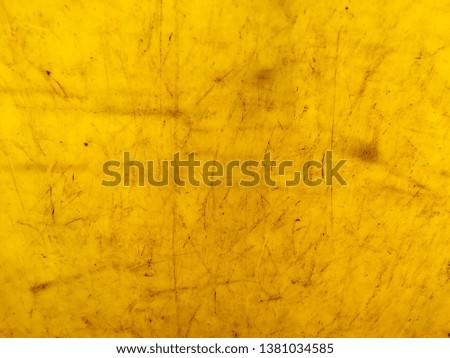 Yellow plastic surface background for texture 